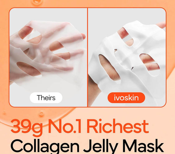 Collagen Jelly Hydro-bomb Plump Mask(4ea) - ivoskin