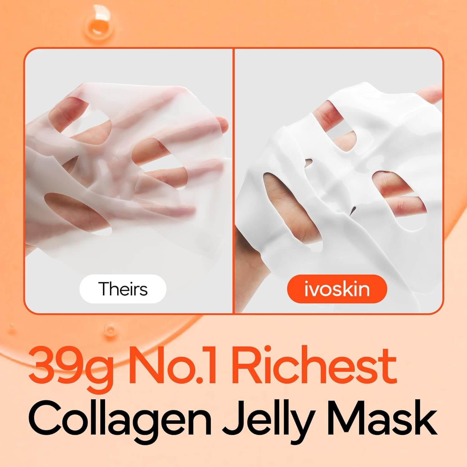 Collagen Jelly Hydro-bomb Plump Mask(4ea) - ivoskin